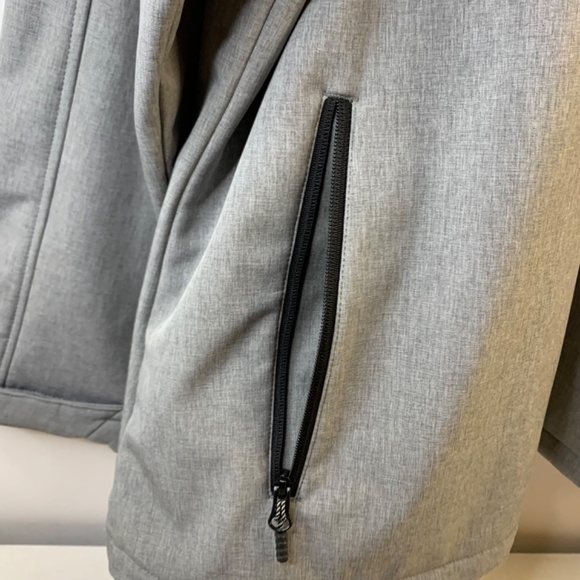 Men’s Iceberg Outerwear Thermal gray fleece lined full zip winter snow ski - Picture 6 of 14